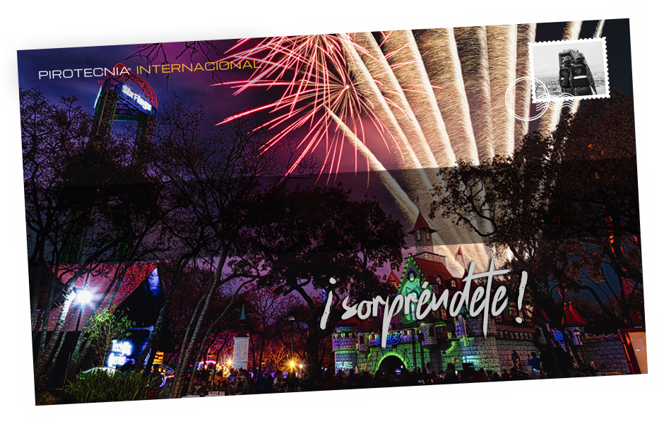 Postal Six Flags Sorpréndete